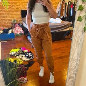 Fashion Nova Trouser Pants with Tie Belt - Size L